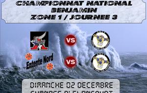 3ème Journée Championnat Benjamin - 2 décembre 2012